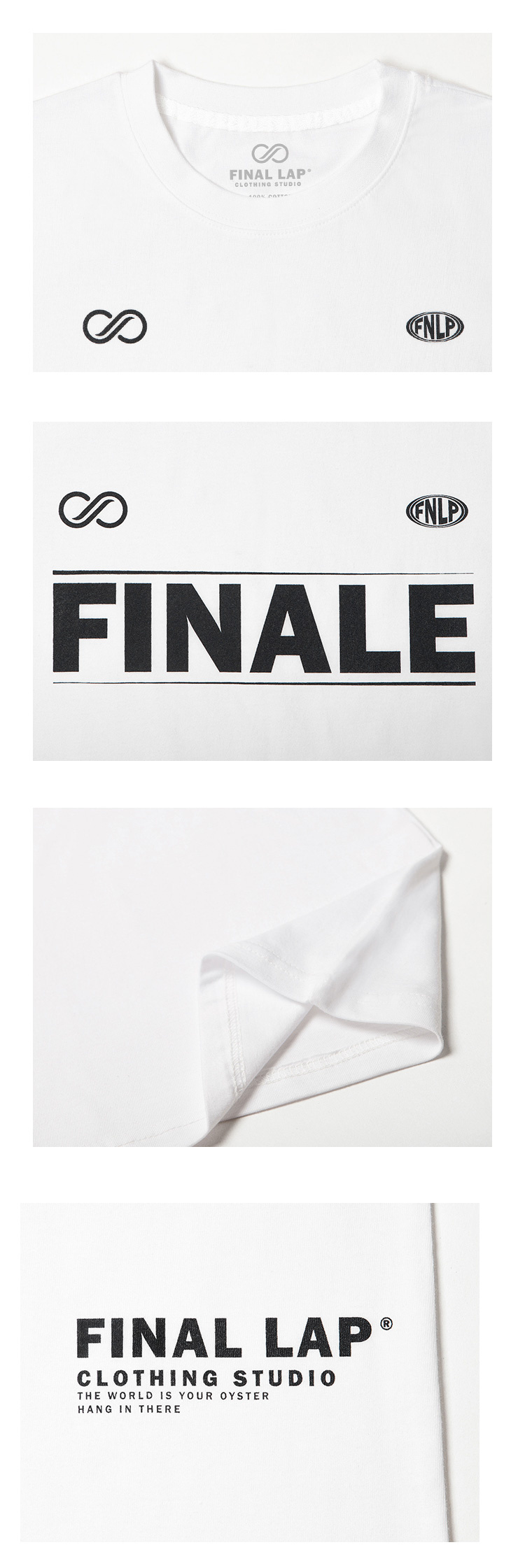 파이널 랩(FINALLAP) 피날레 로고 티셔츠