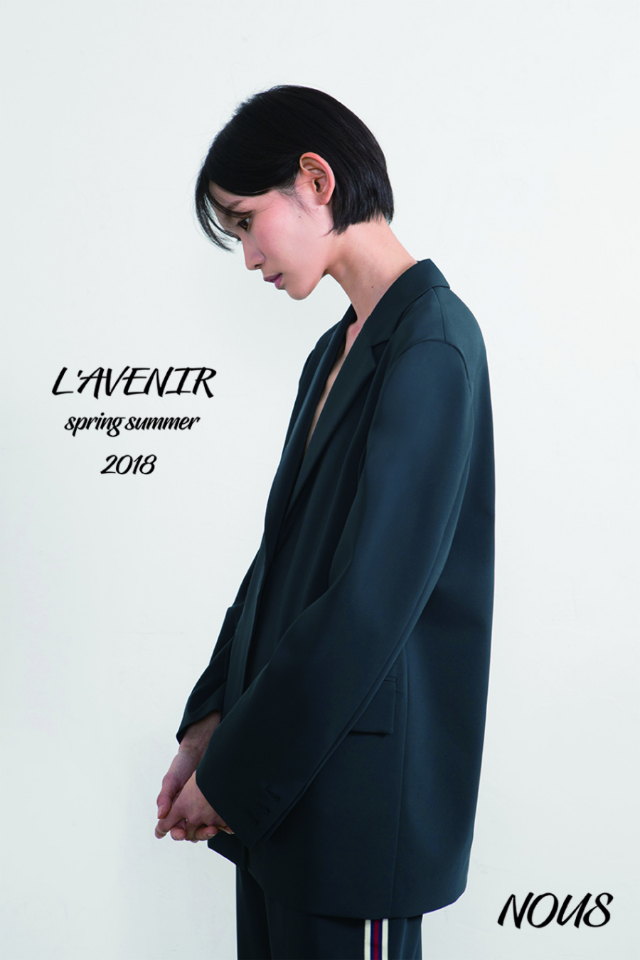 누(NOUS) L’Avenir T-Shirt (Black)