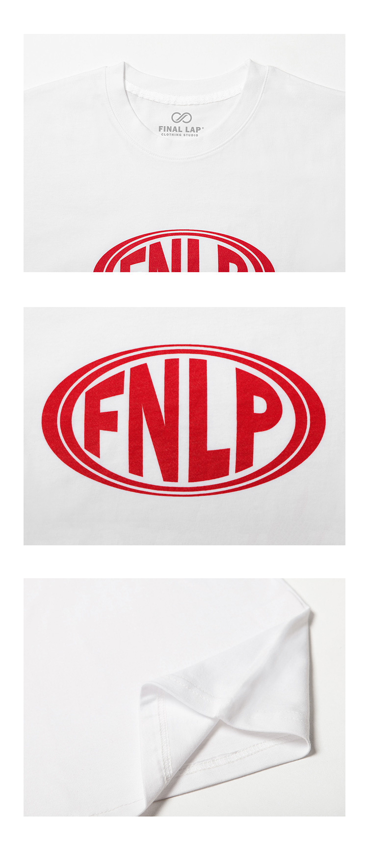 파이널 랩(FINALLAP) FNLP 서클 로고 티셔츠