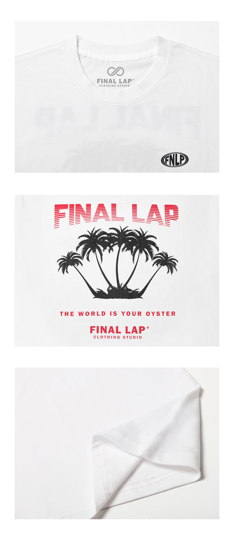 파이널 랩(FINALLAP) 코코넛 트리 티셔츠