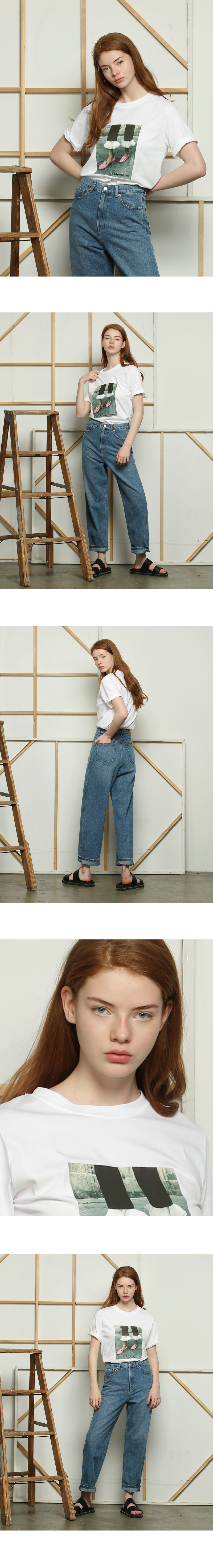 레이디 볼륨(LADY VOLUME) 슈즈 티셔츠