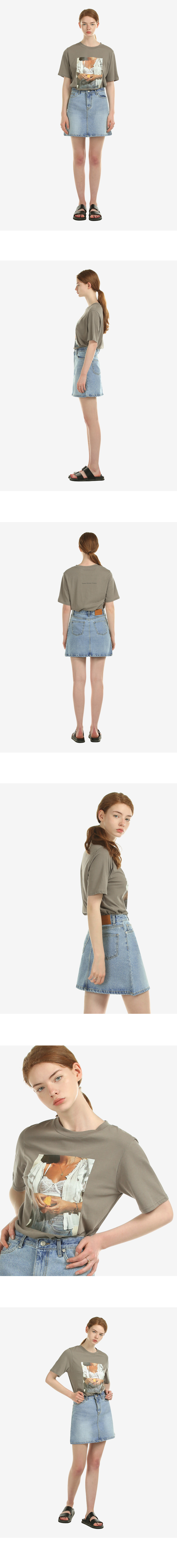 레이디 볼륨(LADY VOLUME) 레이스 티셔츠