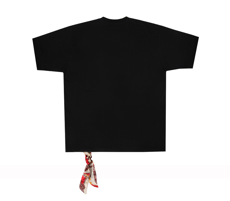 그레이버(GRAVER) [남녀공용]블랙라벨 스카프 티셔츠_블랙