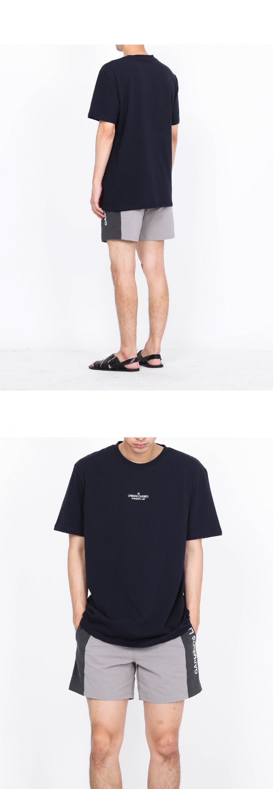 페이탈리즘(FATALISM) [가먼츠라인] #G016 UNDERCOVERED Logo T-shirt (NAVY)
