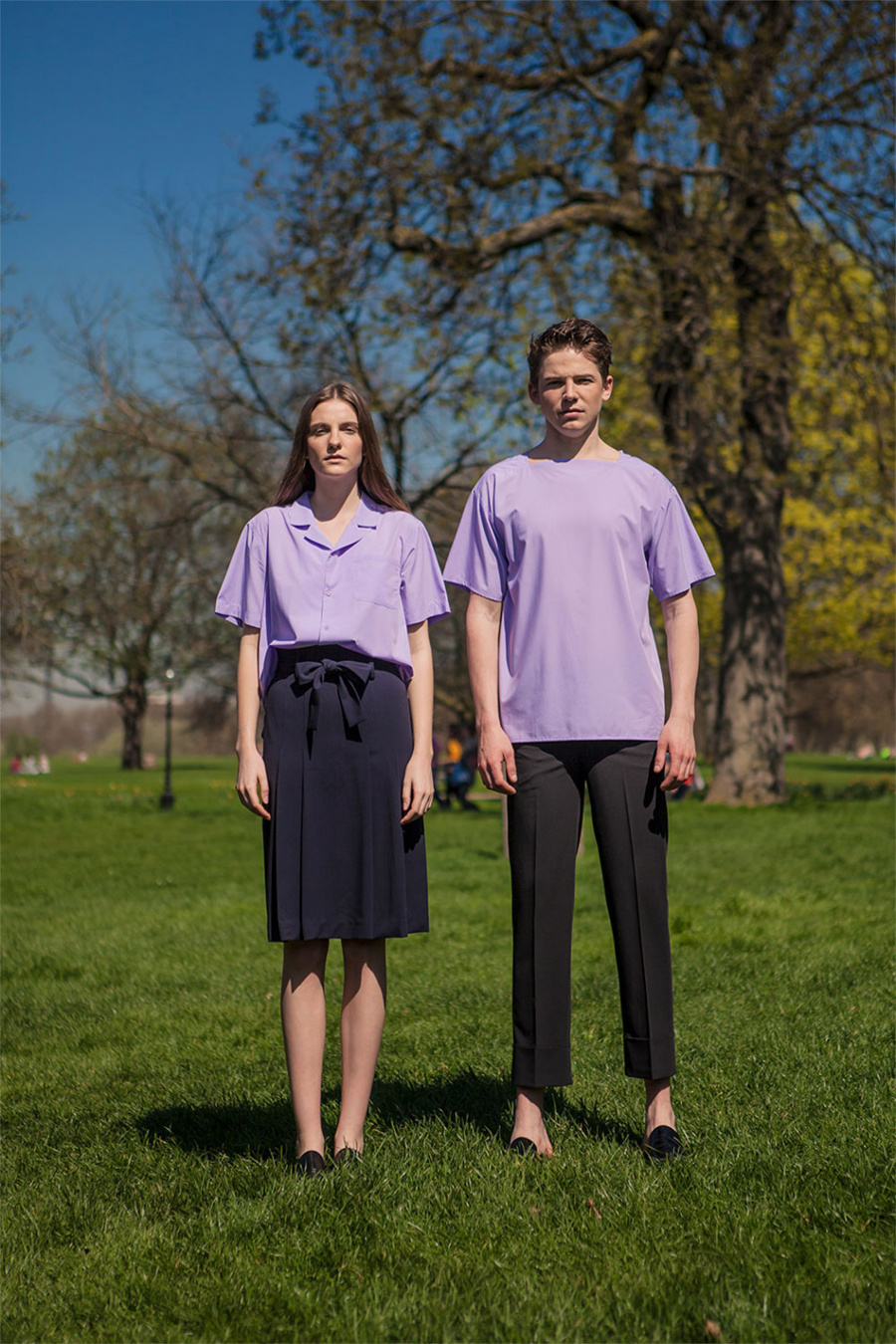 더 베리 띵(THE VERY THING) 스퀘어 넥 티셔츠(퍼플)