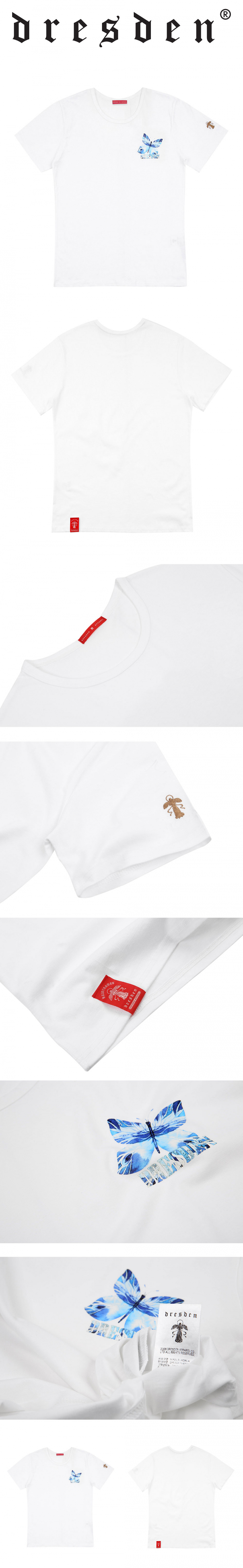 드레스덴(DRESDEN) UNISEX_UP_TS_18SS_68_WH