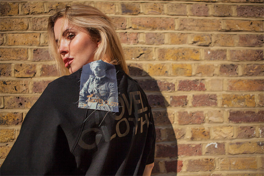 노블클로즈(NOVELCLOTHES) 생텍쥐페리 티셔츠(블랙)