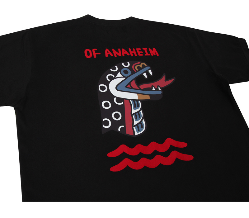 그레이버(GRAVER) [남녀공용]블랙라벨 블랙 스네이크 티셔츠_블랙