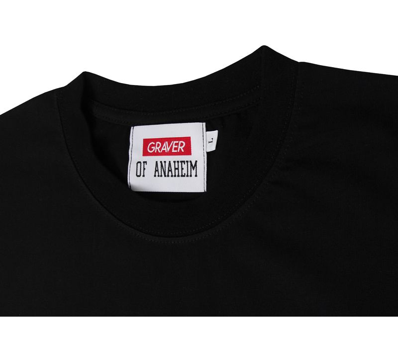 그레이버(GRAVER) [남녀공용]블랙라벨 블랙 스네이크 티셔츠_블랙