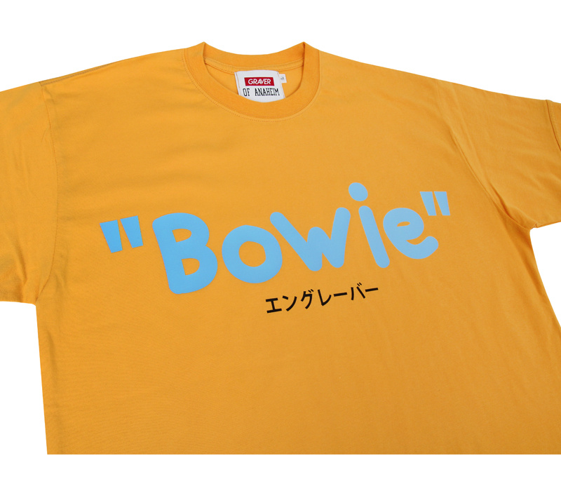 그레이버(GRAVER) [남녀공용]블랙라벨 보위 티셔츠_옐로우