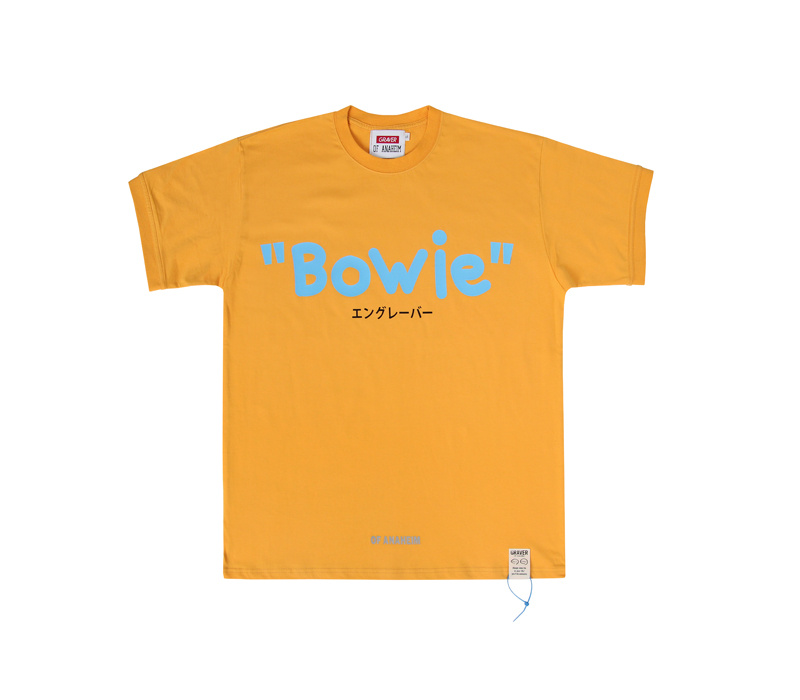 그레이버(GRAVER) [남녀공용]블랙라벨 보위 티셔츠_옐로우