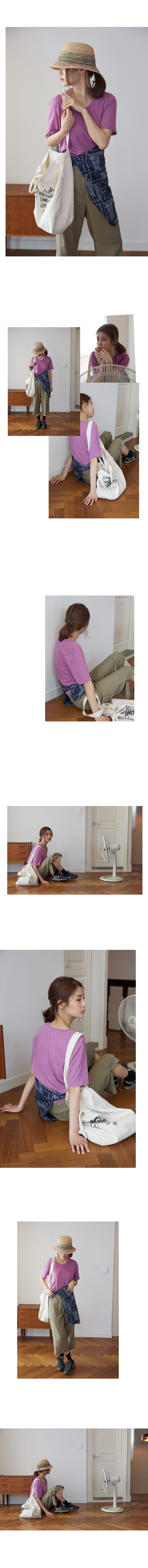 클라비스(CLOVIS) 콤피 스쿱넥 린넨 탑 ( 3 color ) CVHW83705S