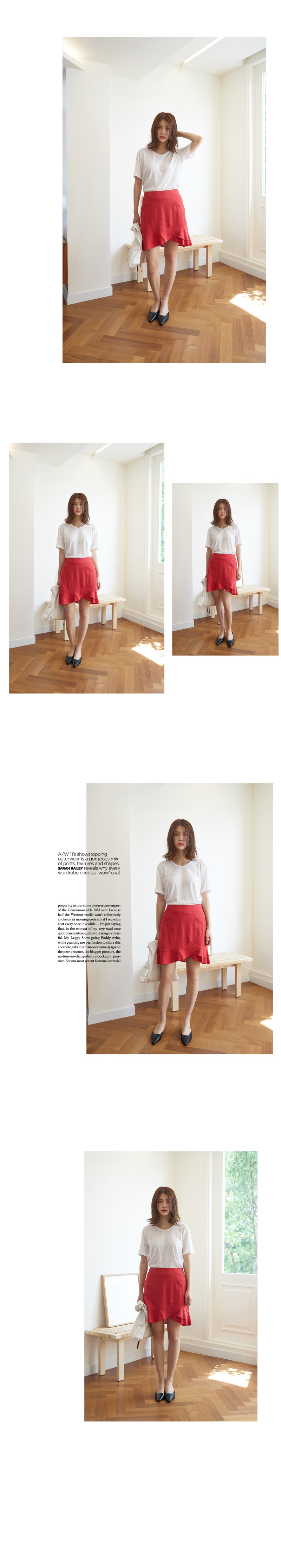 클라비스(CLOVIS) 콤피 스쿱넥 린넨 탑 ( 3 color ) CVHW83705S