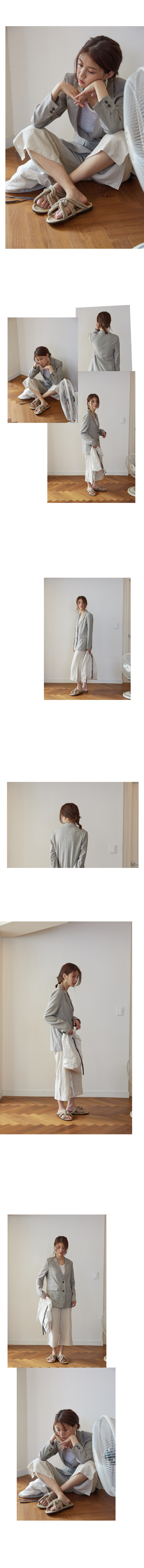 클라비스(CLOVIS) 콤피 스쿱넥 린넨 탑 ( 3 color ) CVHW83705S