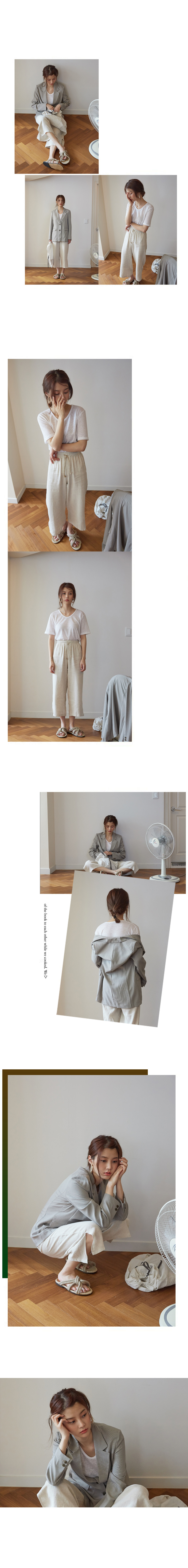 클라비스(CLOVIS) 콤피 스쿱넥 린넨 탑 ( 3 color ) CVHW83705S