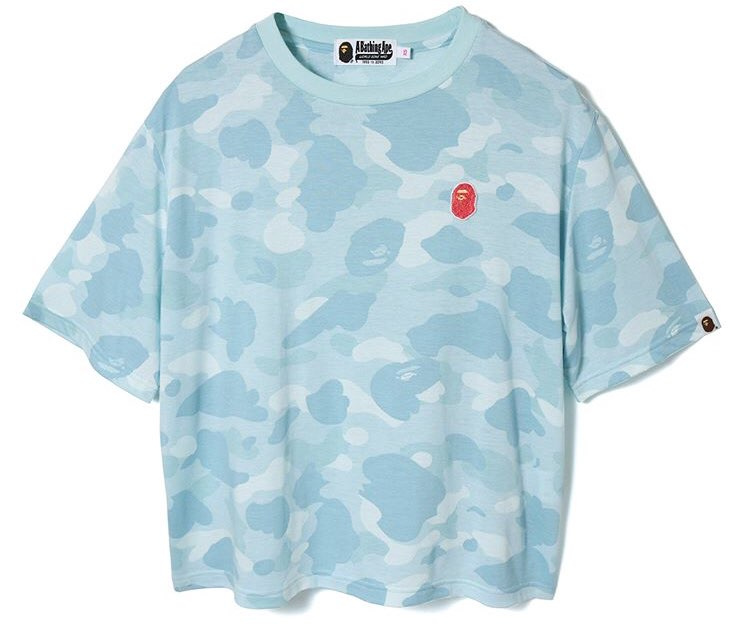 베이프(B.A.P.E) PASTEL COLOR CAMO WIDE TEE L