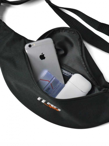 인터브리드(INTERBREED) Night Runner Fanny Pack  BLACK