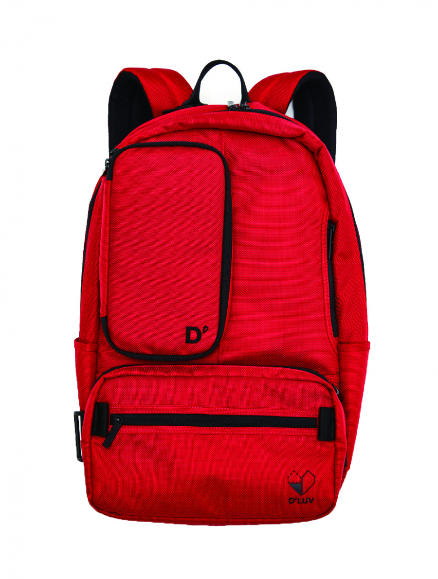 딜럽(D'LUV) 유닛백 (레드)
