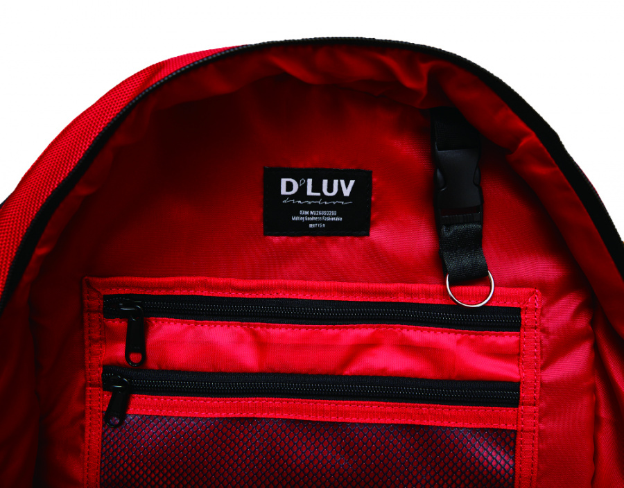 딜럽(D'LUV) 유닛백 (레드)