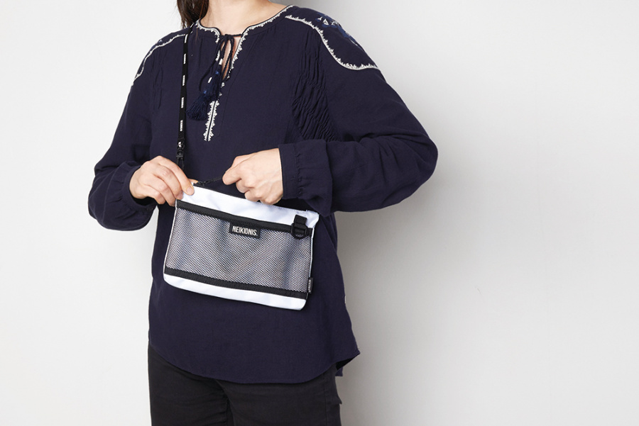 네이키드니스(NEIKIDNIS) MESH SACOSHE / ORANGE