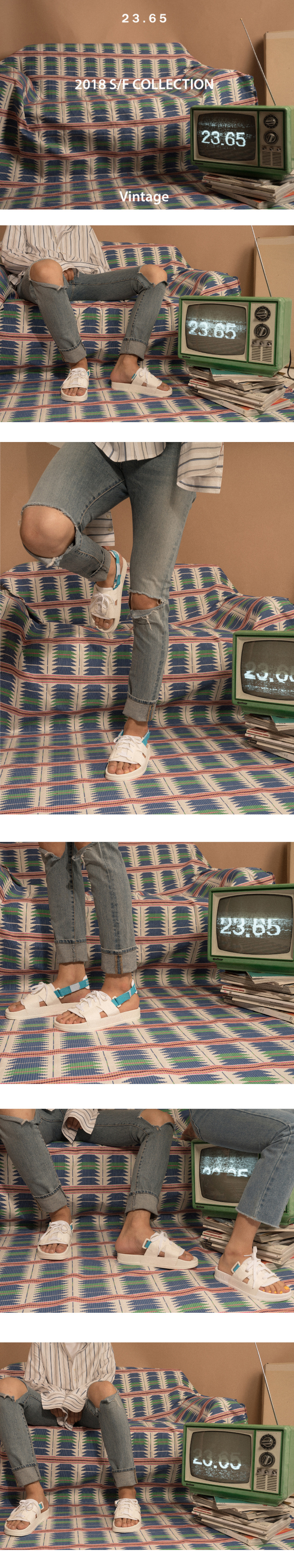 이십삼점육오(23.65) SHOE RACE SANDAL_WHITE