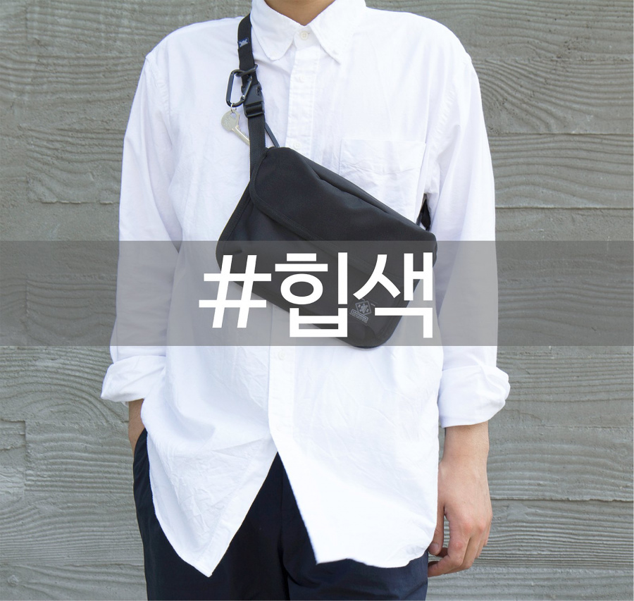 이스트인디고(EASTINDIGO) 볼륨 사코슈백 블랙