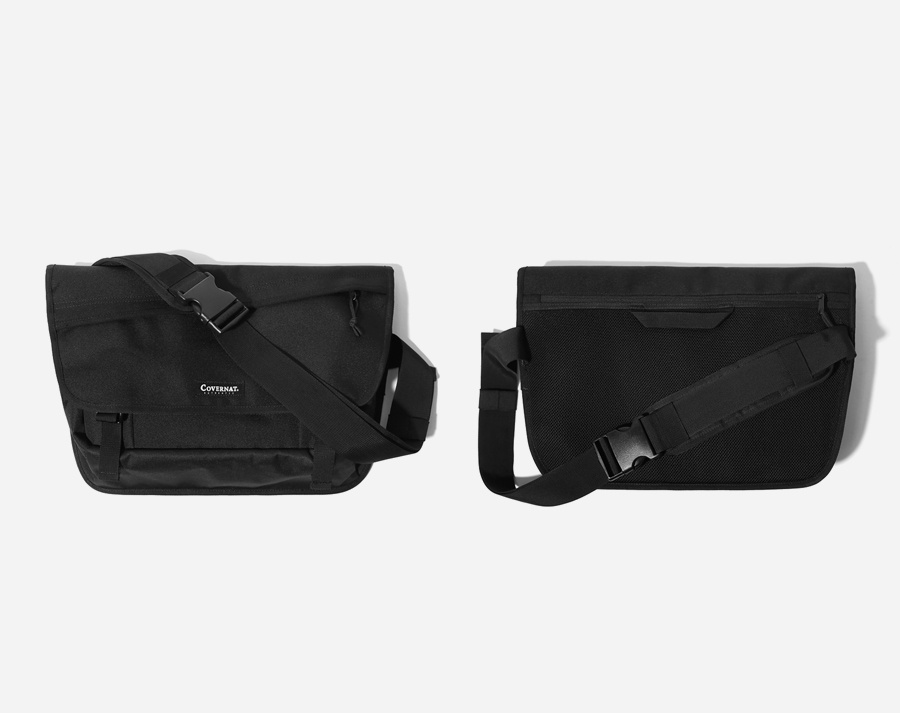 커버낫(COVERNAT) CORDURA MESSENGER BAG BLACK
