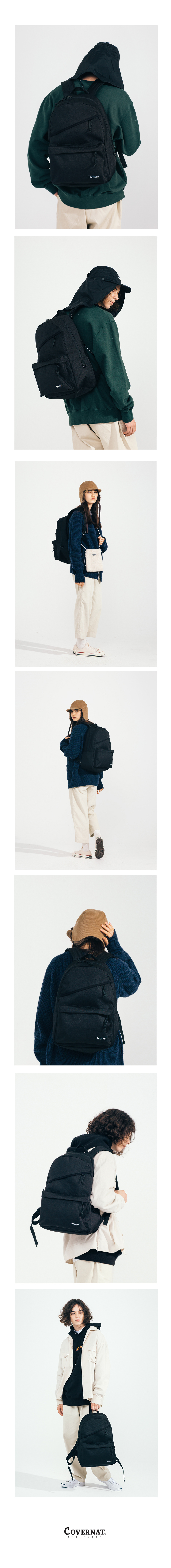 커버낫(COVERNAT) CORDURA DAY PACK BLACK
