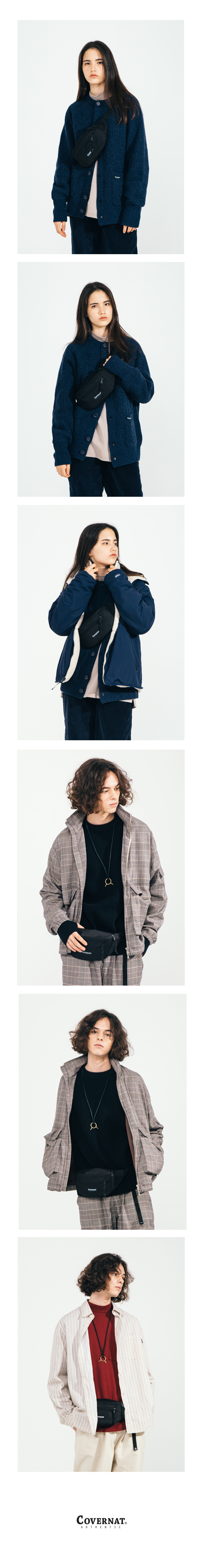 커버낫(COVERNAT) CORDURA FANNY PACK BLACK