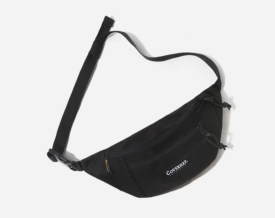 커버낫(COVERNAT) CORDURA FANNY PACK BLACK