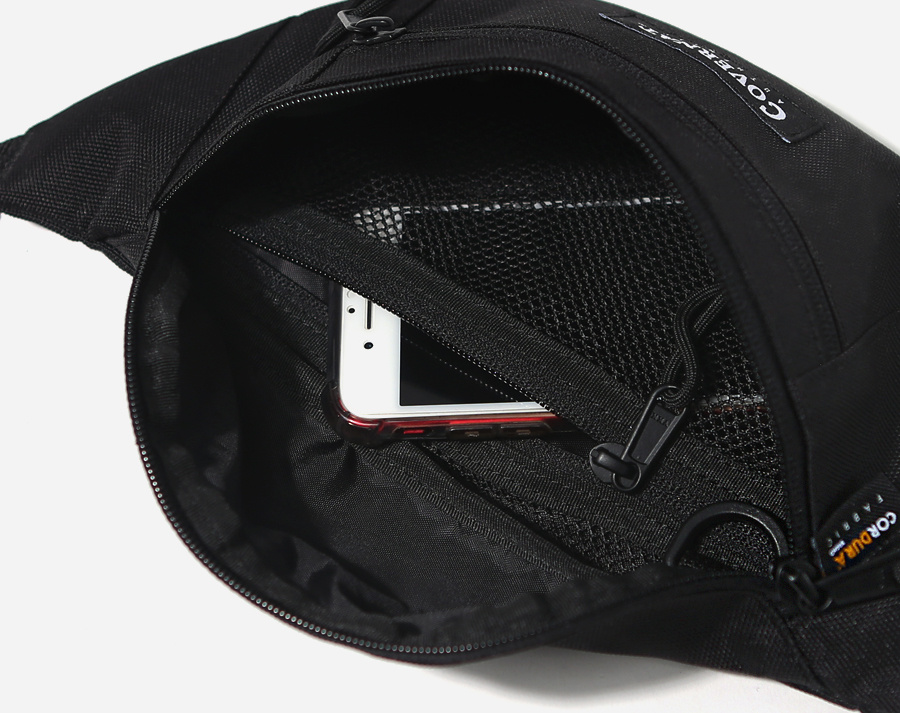커버낫(COVERNAT) CORDURA FANNY PACK BLACK
