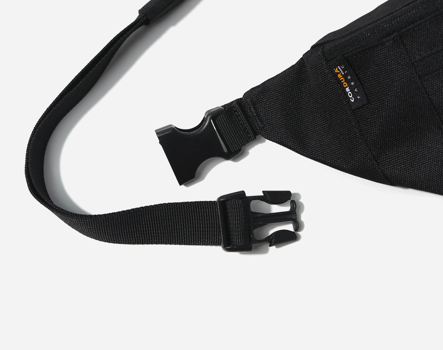 커버낫(COVERNAT) CORDURA FANNY PACK BLACK