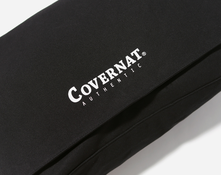 커버낫(COVERNAT) AUTHENTIC LOGO MAIL BAG BLACK