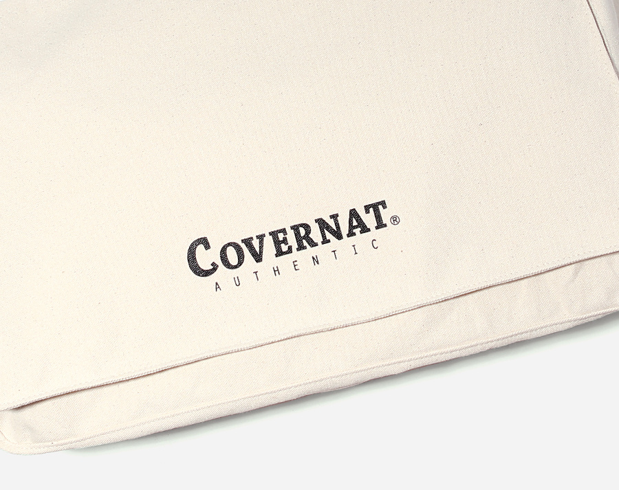 커버낫(COVERNAT) AUTHENTIC LOGO MAIL BAG IVORY