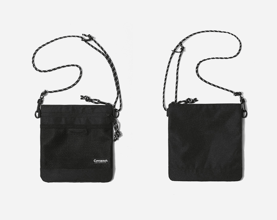 커버낫(COVERNAT) CORDURA SACOCHE BAG BLACK