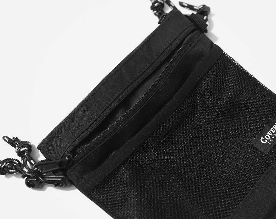 커버낫(COVERNAT) CORDURA SACOCHE BAG BLACK