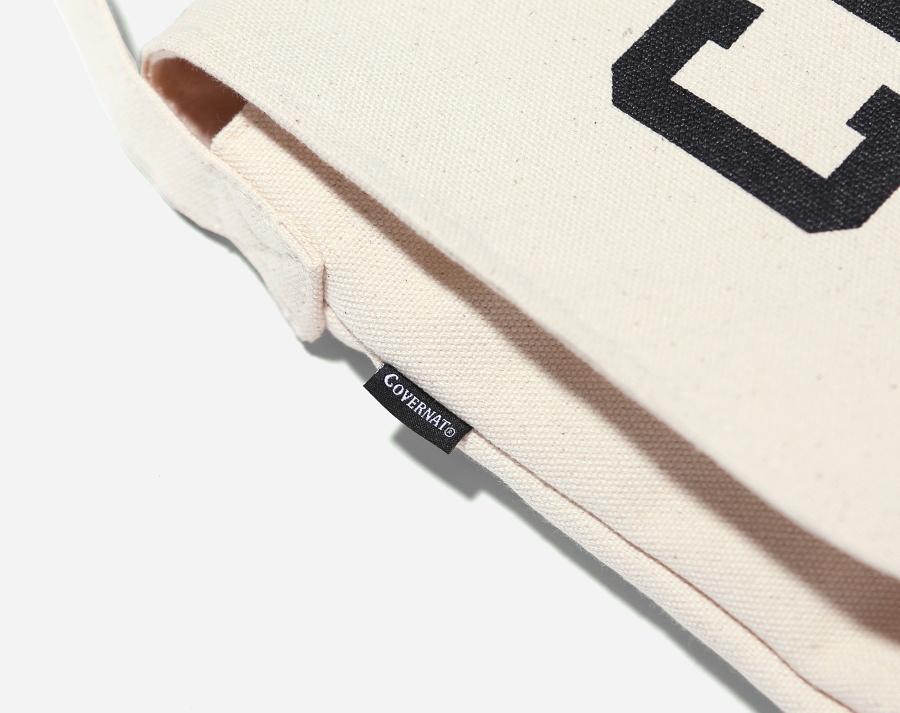 커버낫(COVERNAT) JERSEY LOGO MAIL BAG IVORY