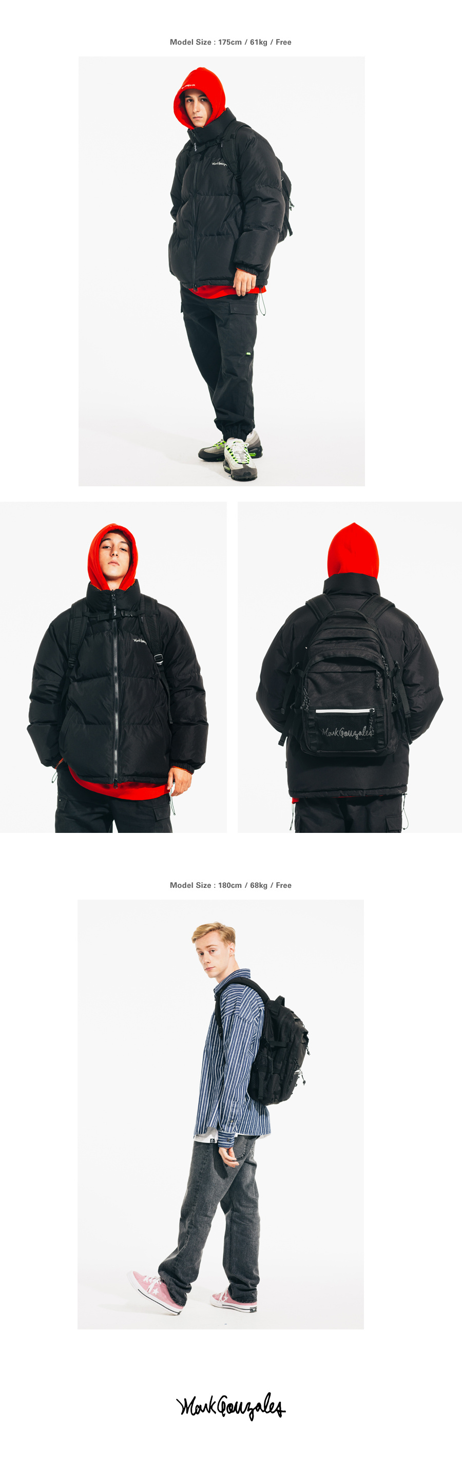 마크 곤잘레스(MARK GONZALES) M/G REFLECTIVE BACKPACK