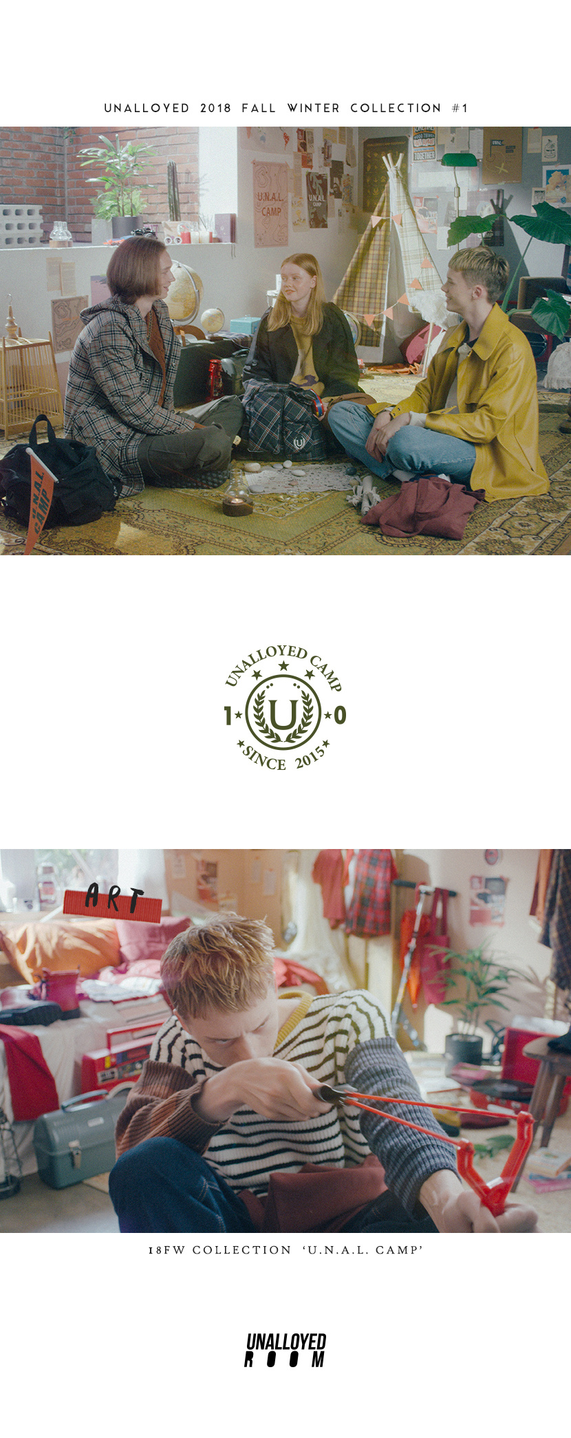 어널로이드(UNALLOYED) 멀티 백팩 / 블랙