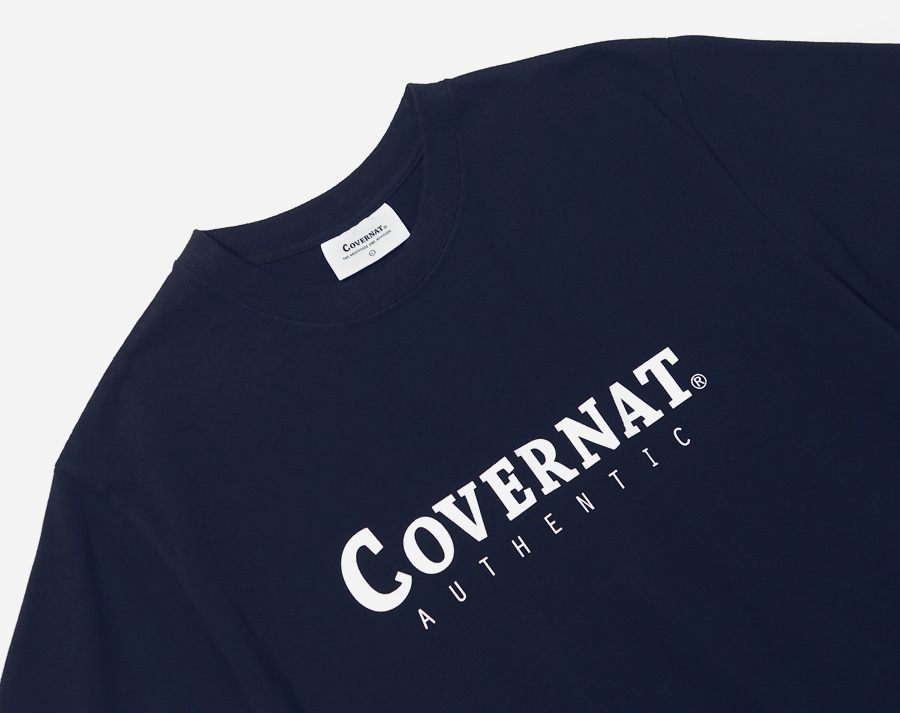 커버낫(COVERNAT) S/S AUTHENTIC LOGO TEE NAVY