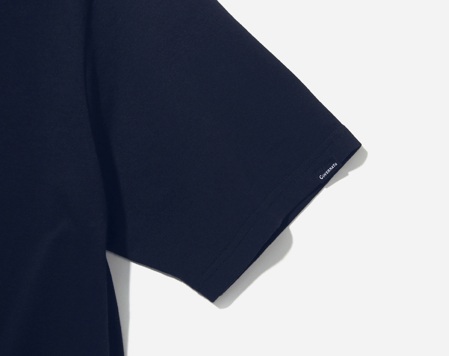 커버낫(COVERNAT) S/S AUTHENTIC LOGO TEE NAVY