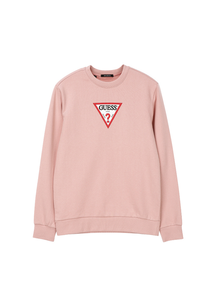 게스(GUESS) 남녀공용 삼각 아이언맨 기본 맨투맨