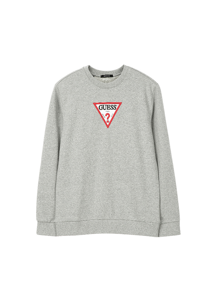 게스(GUESS) 남녀공용 삼각 아이언맨 기본 맨투맨