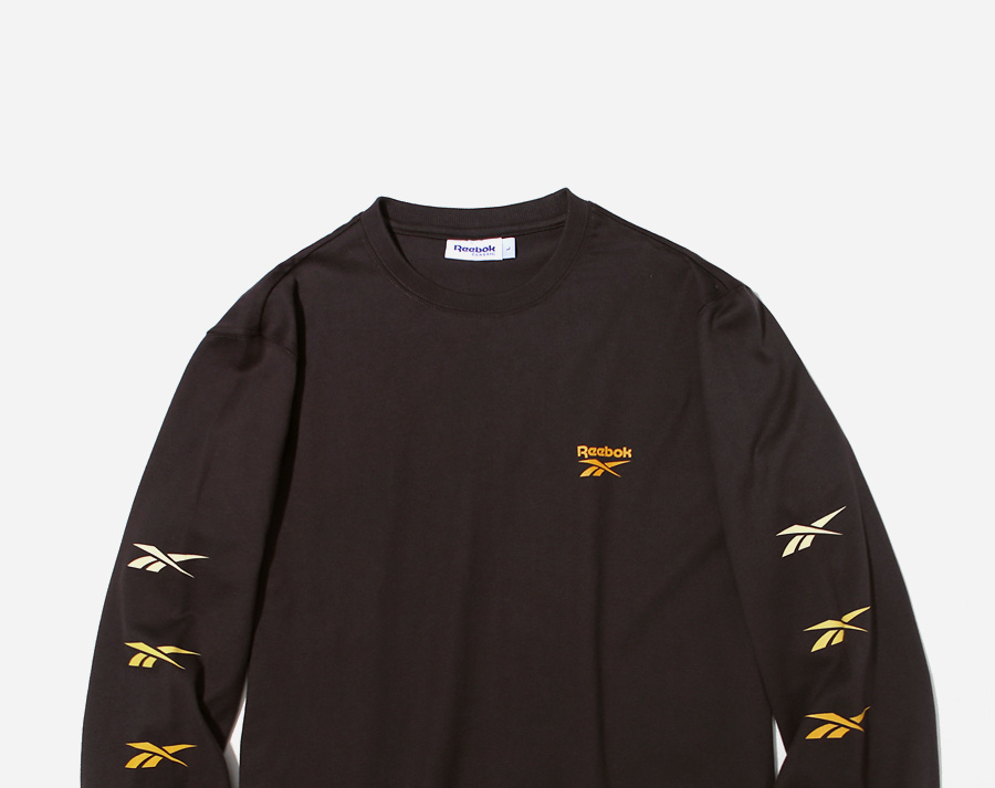 리복(REEBOK) [리복X커버낫][DX7133] 롱 슬리브 티셔츠 - 브라운