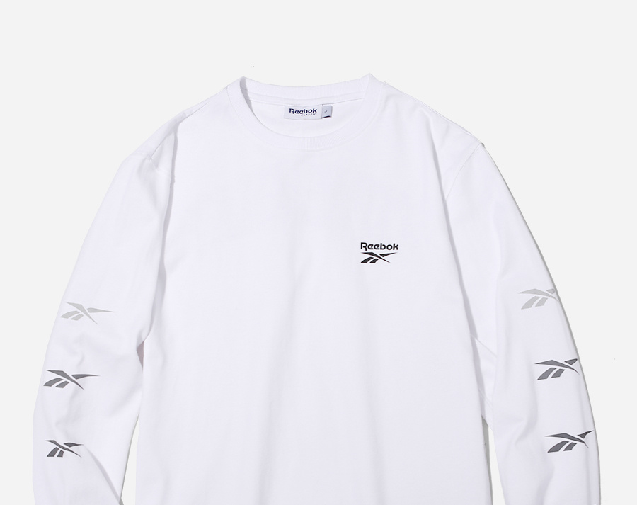 리복(REEBOK) [리복X커버낫][DX7132] 롱 슬리브 티셔츠 - 화이트