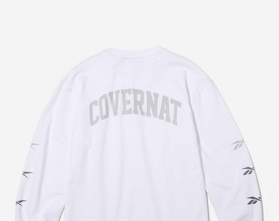 리복(REEBOK) [리복X커버낫][DX7132] 롱 슬리브 티셔츠 - 화이트