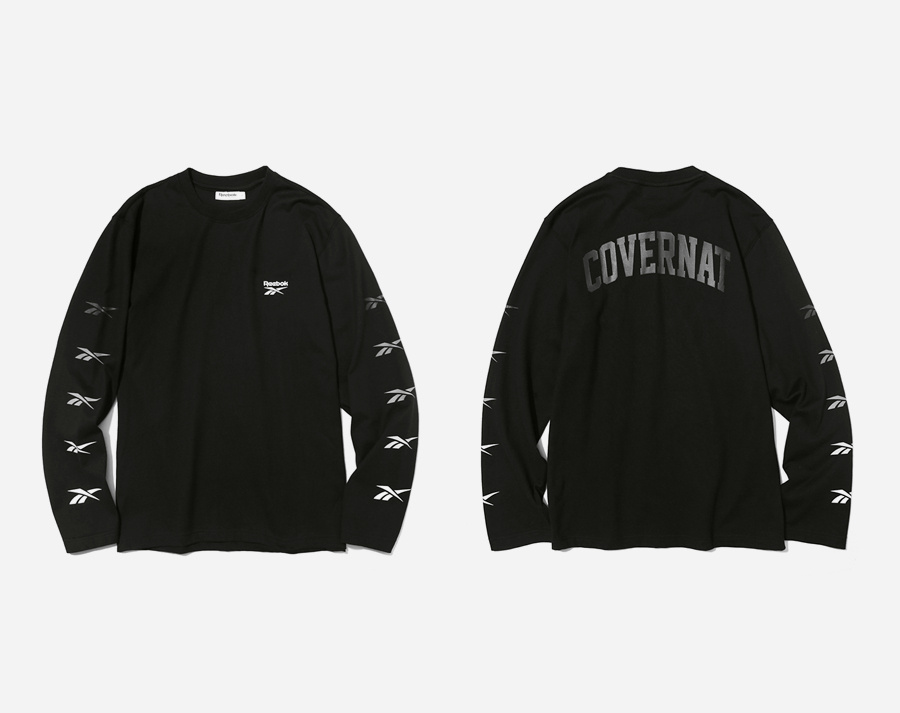 리복(REEBOK) [리복X커버낫][DX7131] 롱 슬리브 티셔츠 - 블랙