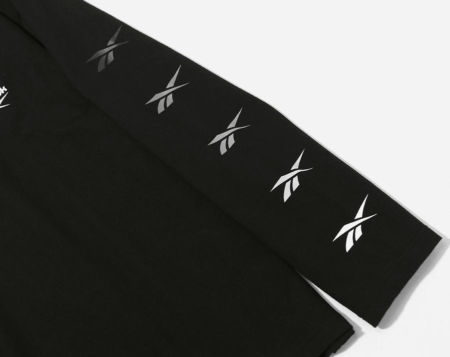 리복(REEBOK) [리복X커버낫][DX7131] 롱 슬리브 티셔츠 - 블랙