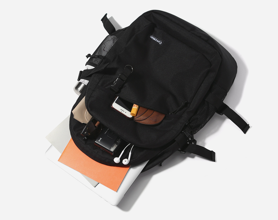 커버낫(COVERNAT) CORDURA RUCK SACK BLACK