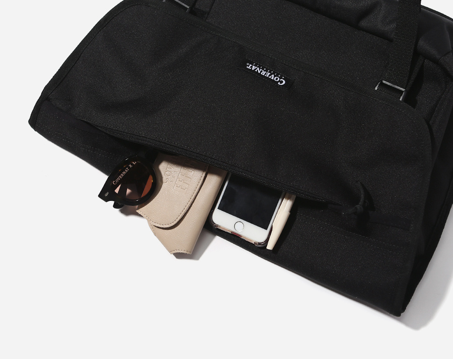 커버낫(COVERNAT) CORDURA MESSENGER BAG BLACK